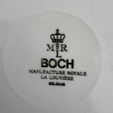 4 Delft Boch dinner plates