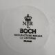 4 Assiettes plates Delft Boch