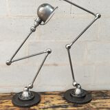 Lamp jielde three arms patina graphite