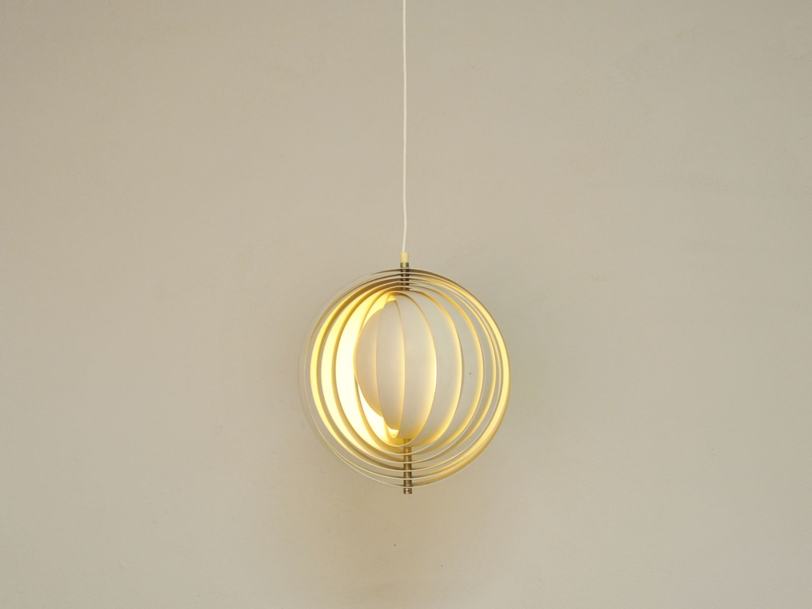 Moon hanging lamp by Verner Panton for Louis Poulsen 1950