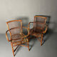 Paire de fauteuils en rotin 1930