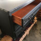 Black restyled vintage chest of drawers