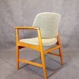 Larsen & Madsen designer armchair by Fritz Hansen, Vintage Scandinavian 1960s