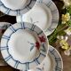 Set of 10 vintage deep plates from Digoin.