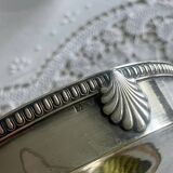 Coupe ancienne en verre et métal argenté