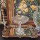 Coupe sur pied en verre
