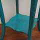 Sellette grande bois bleu