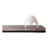 Frosted glass 'Coque' table lamp for Martinelli Luce, Italy 1970's