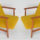 Fauteuil modèle Z jaune 1960