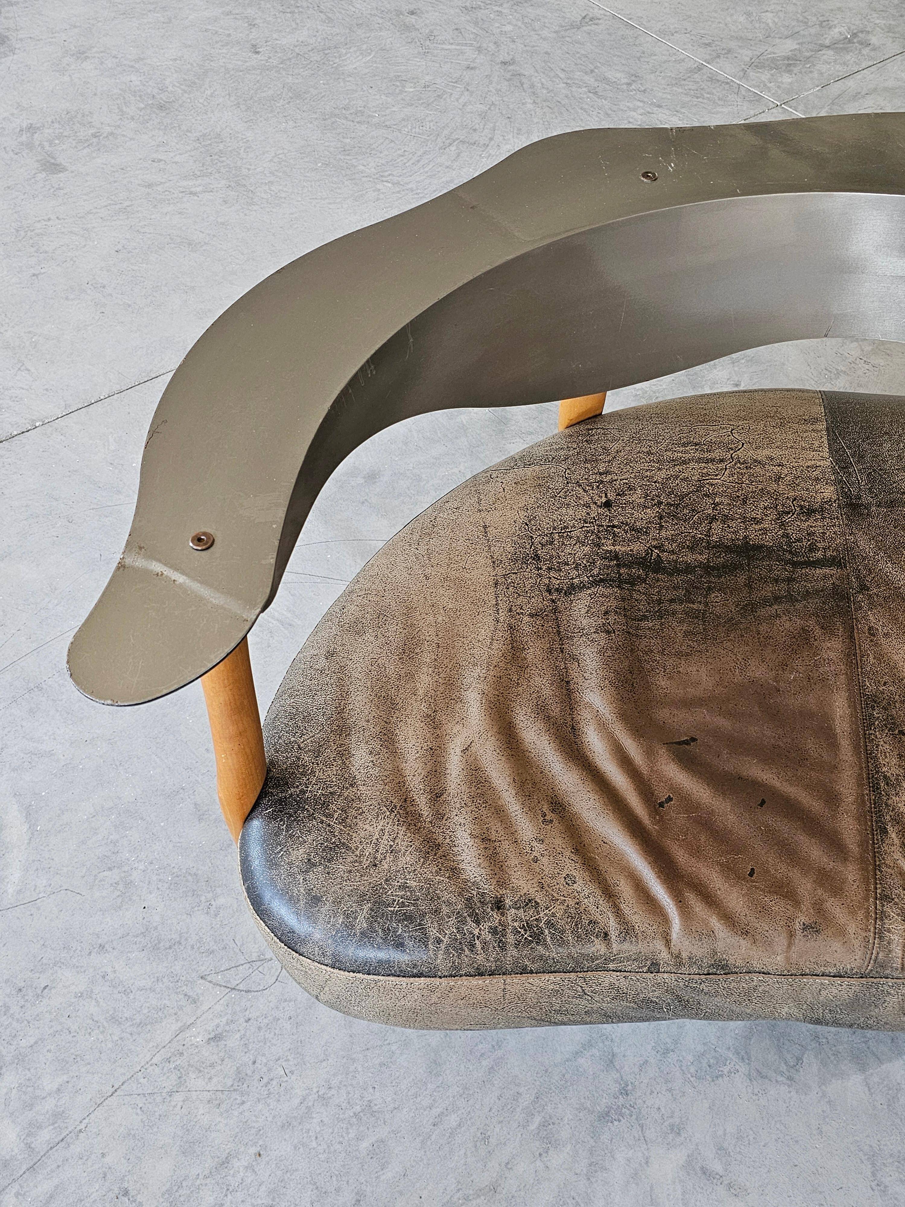Postmodern sculptural three-seater canapé "Fantasy Island" Kurt Bayer
