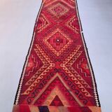 Old turkish kilim runner 480x95 cm