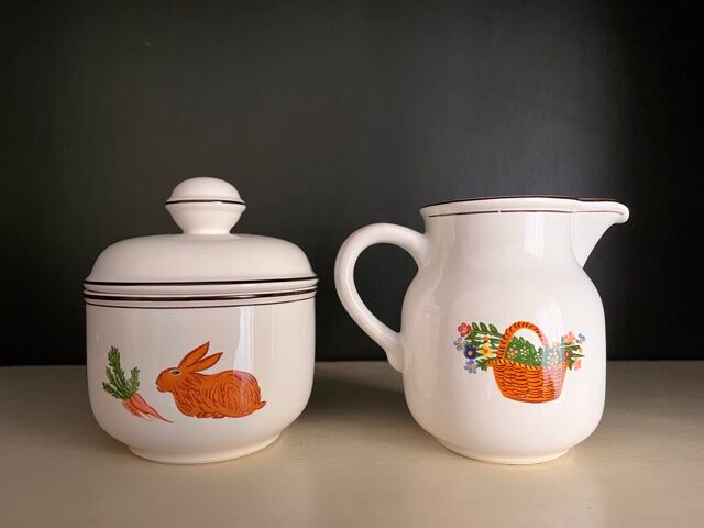 Service à thé Villeroy & Boch "naïf"