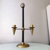 Brass chandelier, 70s