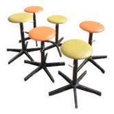 Adjustable stools from the 70s