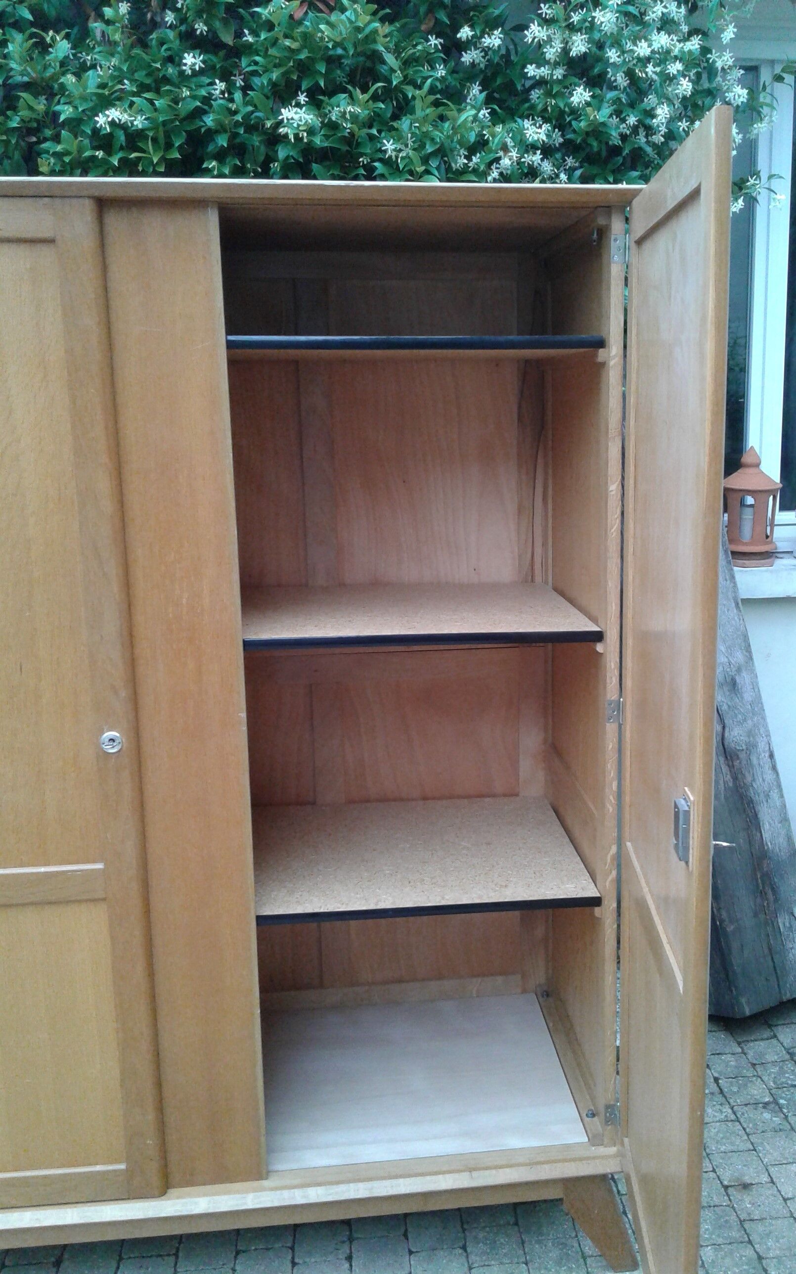 Cabinet vintage feet compass