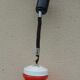 Vintage suspension 70s orange