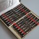 24 COUTEAUX TABLE & DESSERT METAL ARGENTE ORFEVRE FRIONNET FRANCOIS LOUIS XV