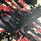 MANESSIER Elegy for Martin Luther King II, 1978. Signed lithograph at c.