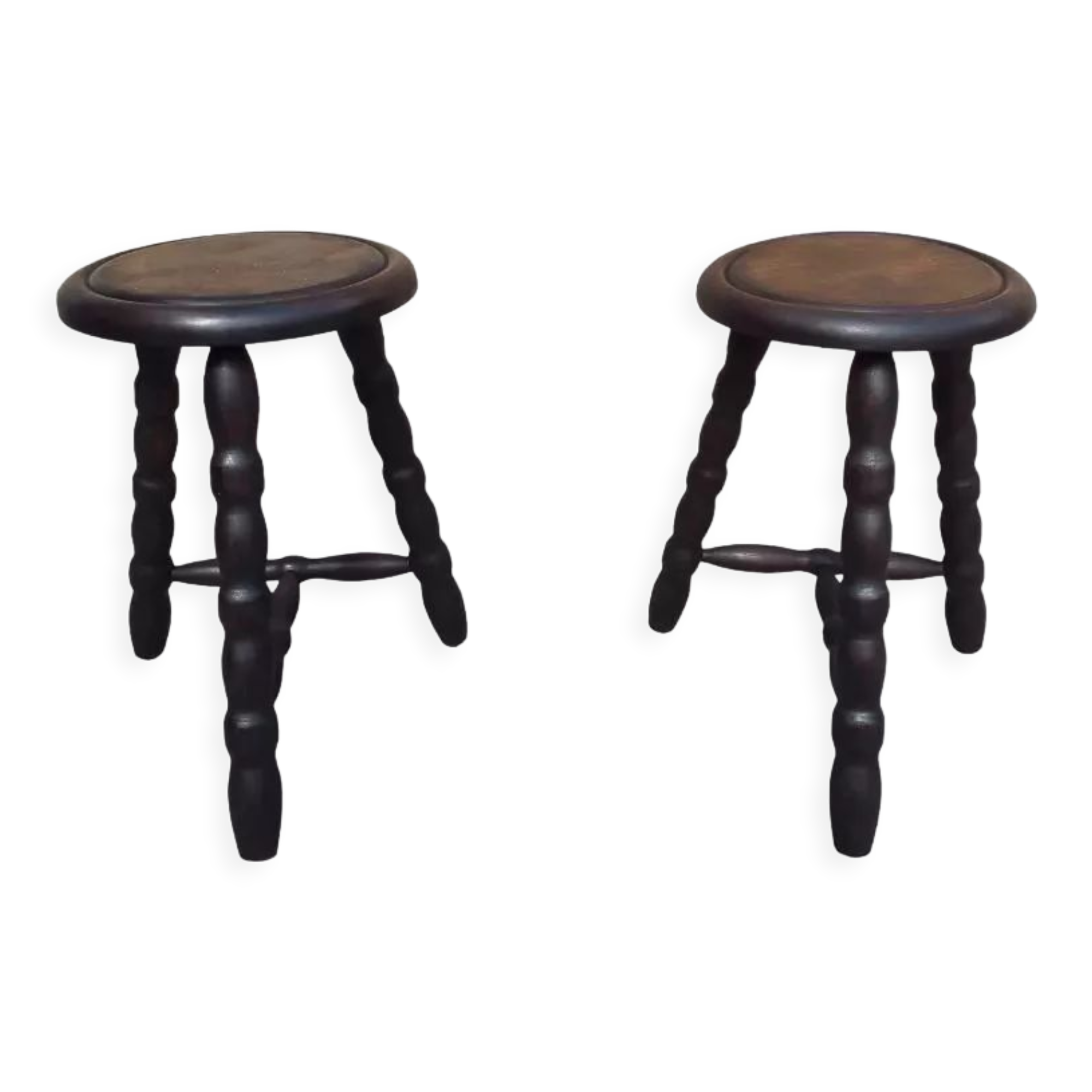 Pair of tripod stools