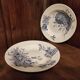 French vintage soup plate, R. Lafitte, Terre de Fer, Salins