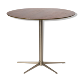 Table plateau teck piètement étoile