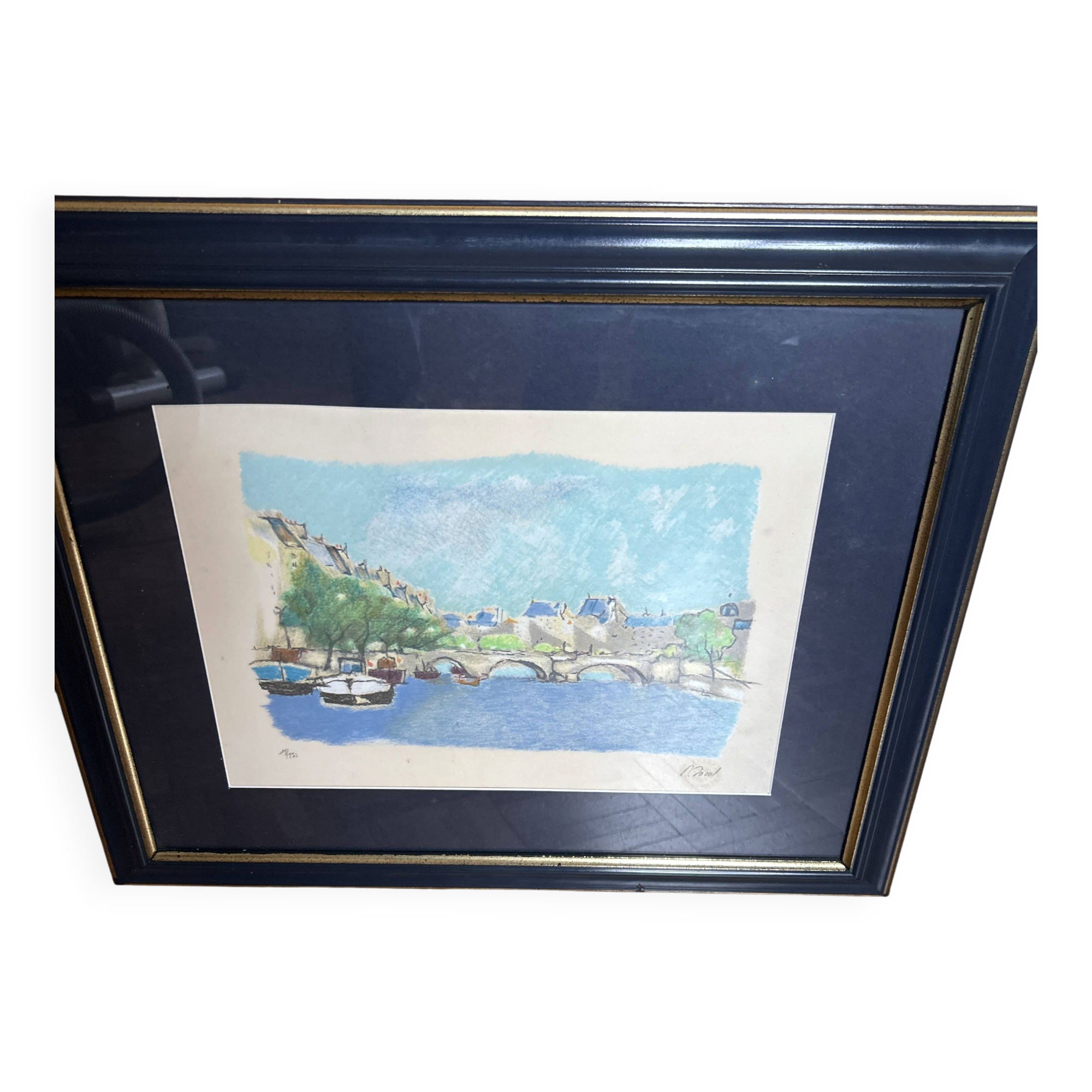 Original lithograph signed, numbered and certified.