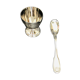Coquetier and its silver metal spoon Christofle