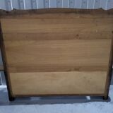Authentic old vintage solid oak headboard in very good condition