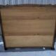 Authentic old vintage solid oak headboard in very good condition
