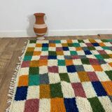 Handcrafted moroccan berber rug 213 x 160 cm