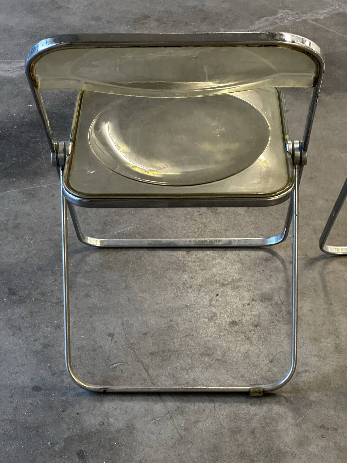 Suite de 3 chaises pliantes Plia par Giancarlo Piretti pour Castelli