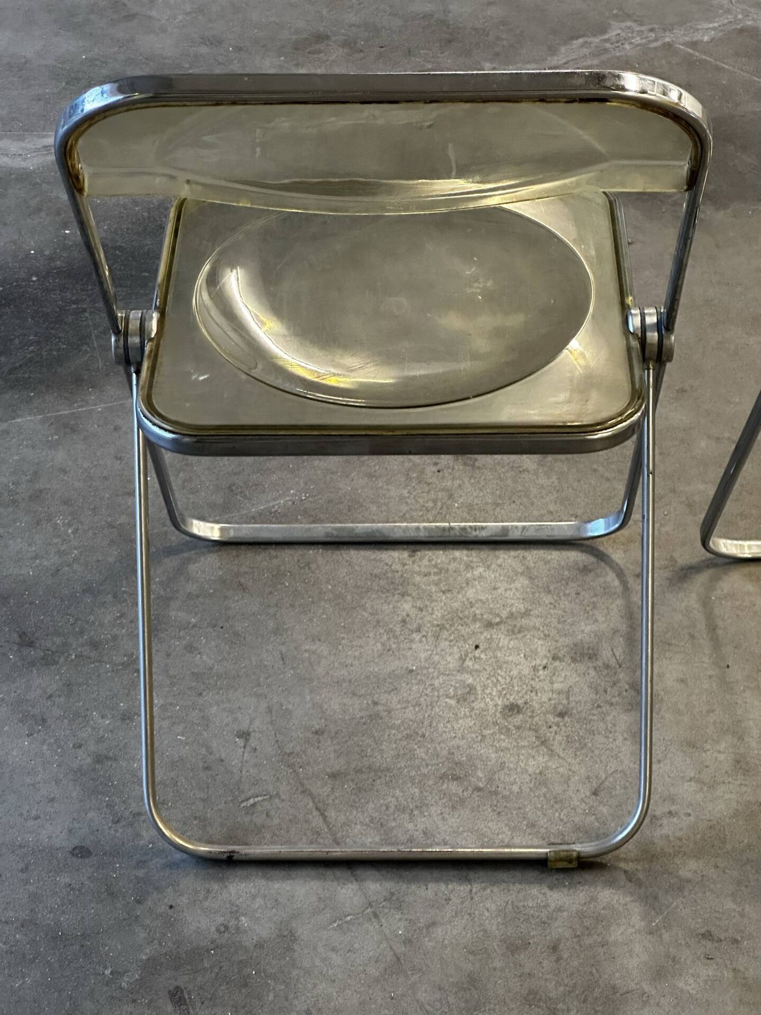 Suite de 3 chaises pliantes Plia par Giancarlo Piretti pour Castelli