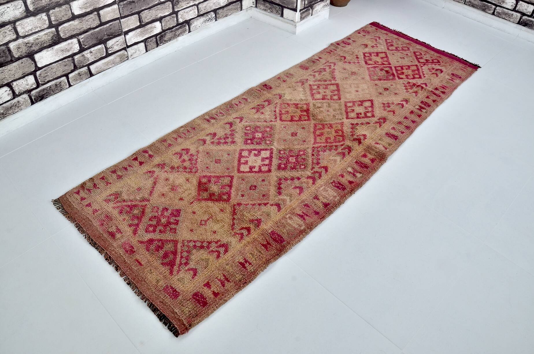 Oushak Anatolian Hallway Runner Rug sku 2197