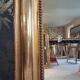 Louis Philippe mirror with pediment 154 x 98