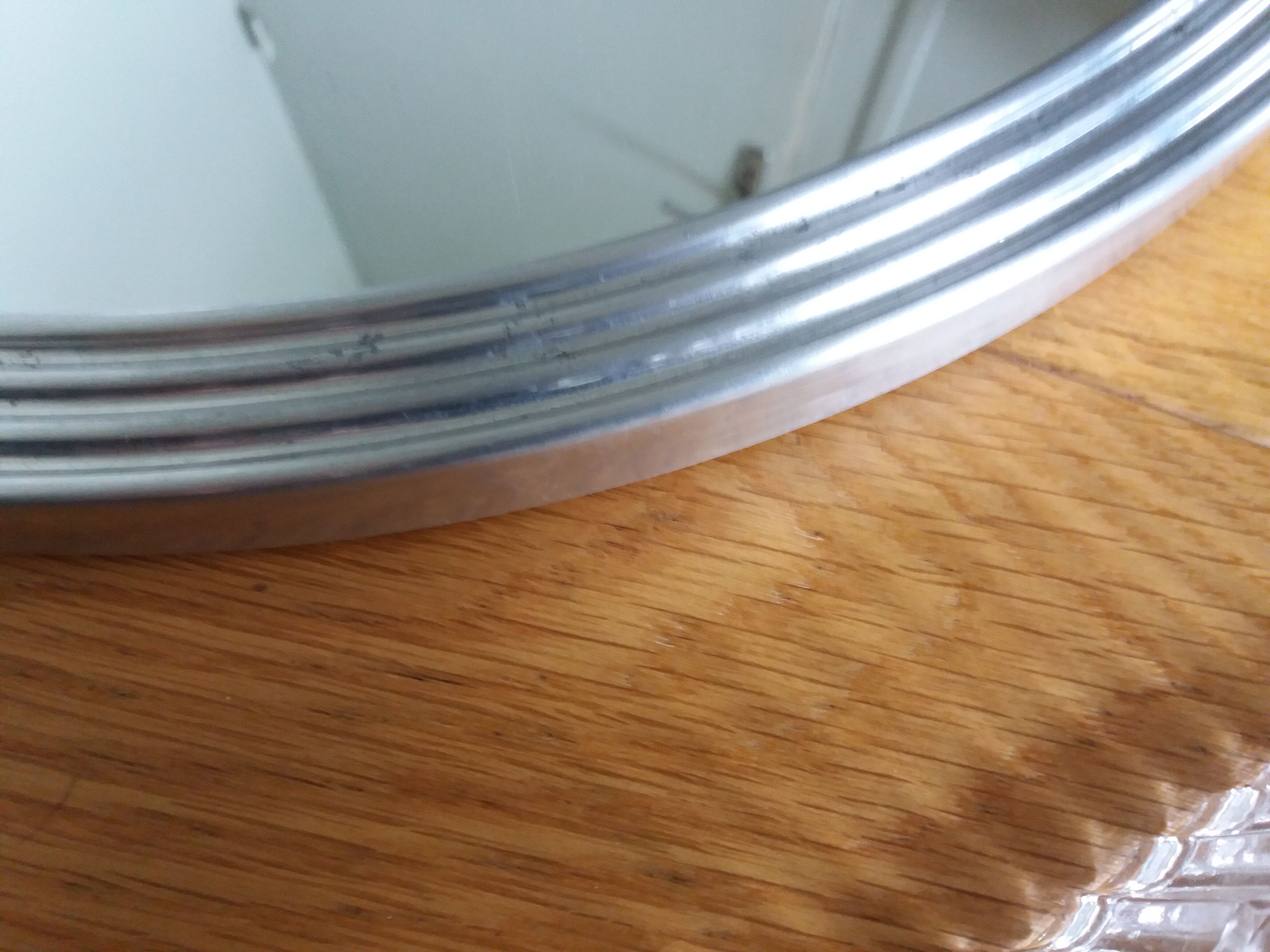 Durinox art deco mirror aperitif tray