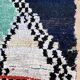 Tapis Berbère Boucherouite coloré - 133 x 188 cm