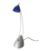 Corolla articulated reading light in blue glass
