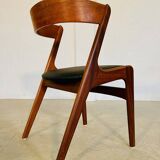 Chaises à manger vintage danoises par Kai Kristiansen pour Schou Andersens MøbelFabrik