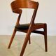 Danish vintage dining chairs by Kai Kristiansen for Schou Andersens MøbelFabrik