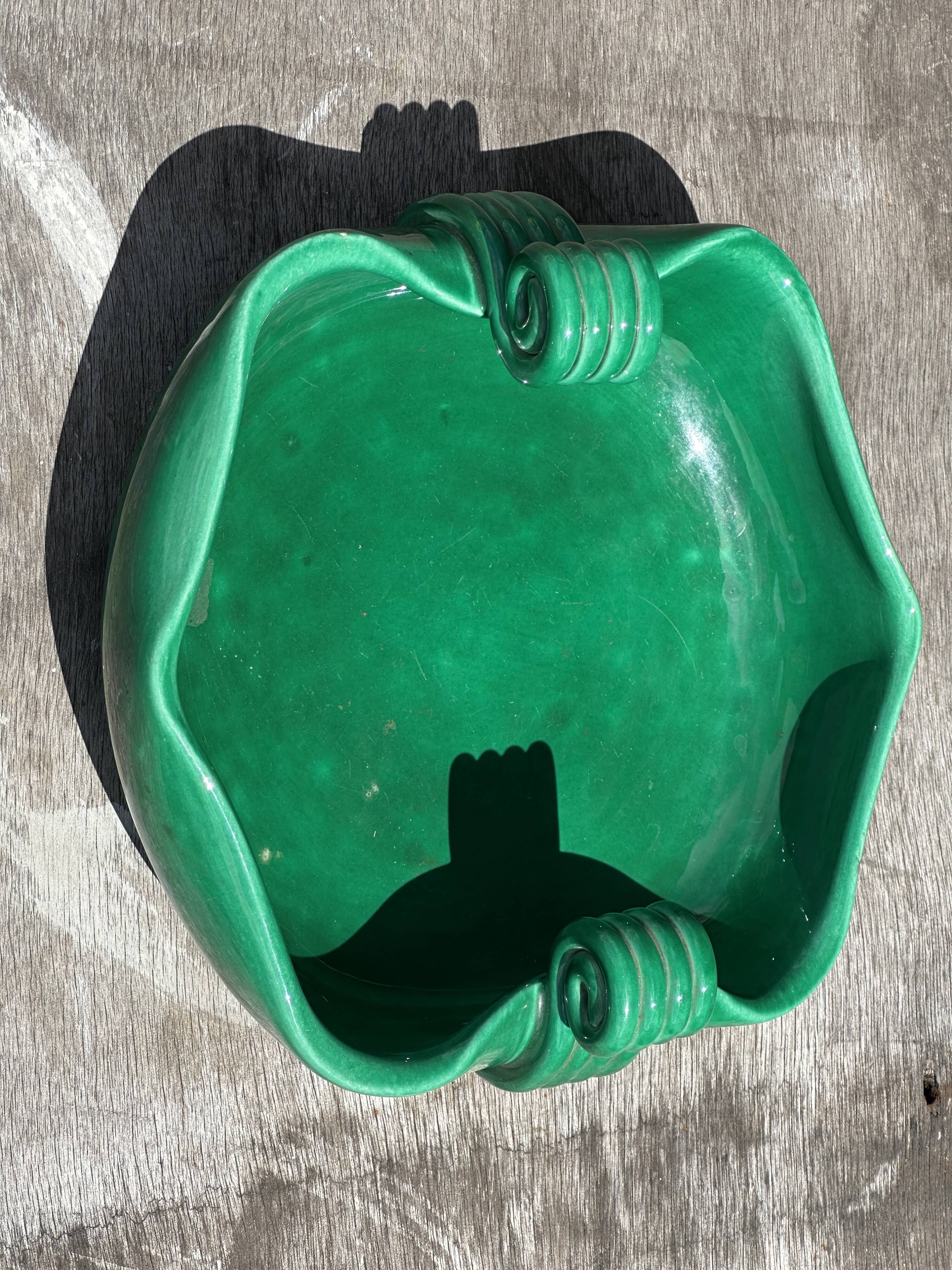 Art Deco 1930s Vallauris Ceramic Empty Pocket Cup