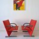Authentic ARFLEX Italy T-Line lounge chair pair