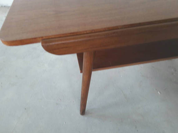 70s teak coffee table