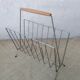 Vintage metal magazine holder 50s