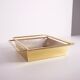Centrepiece, potpourri or planter in gilded brass.