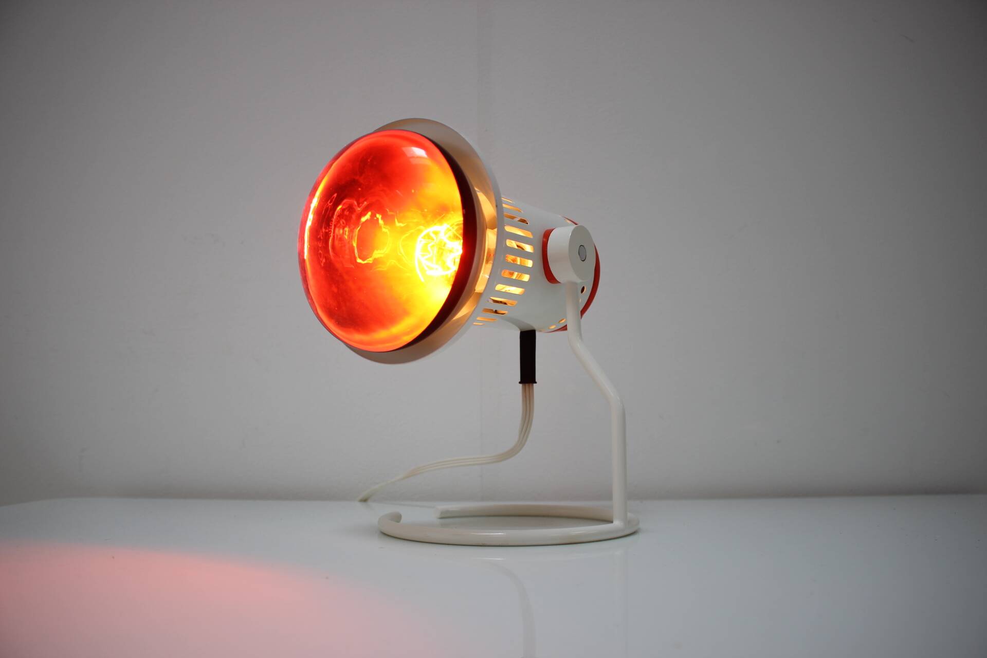 Mid-Century Infra-Red Table Lamp, Chirana 1980's, Czechoslovakia
