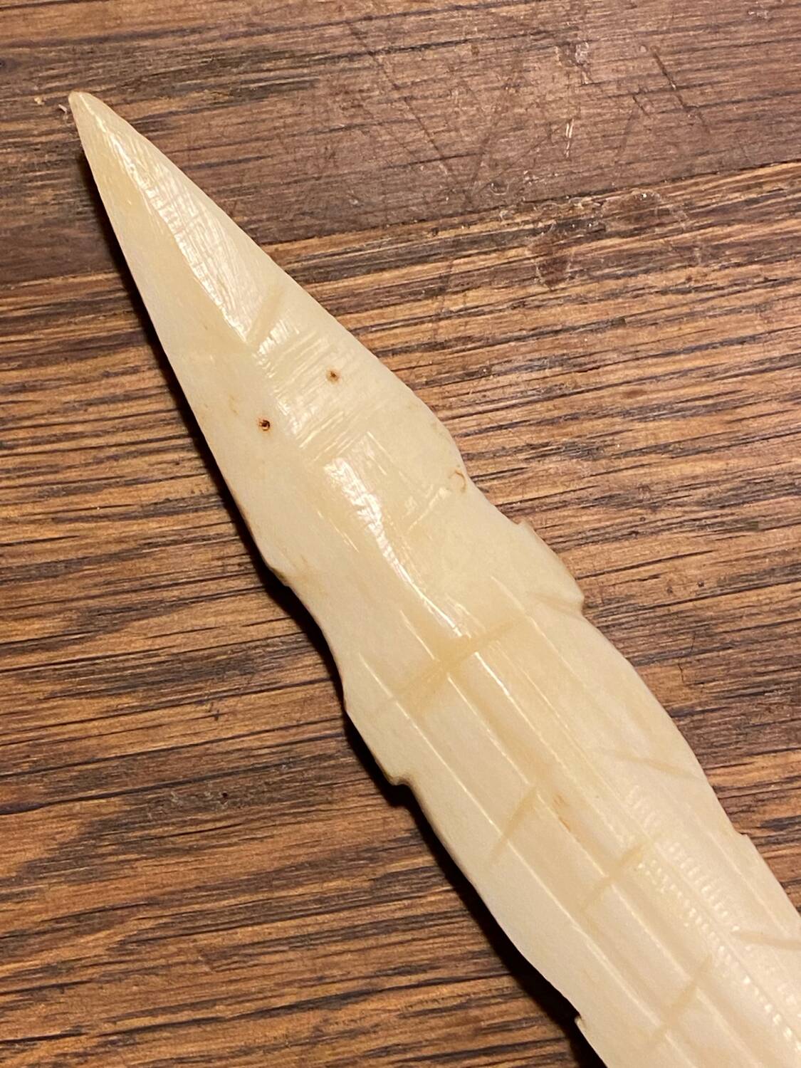 9 knife rests in bone