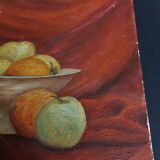 Oil painting on still life panel
