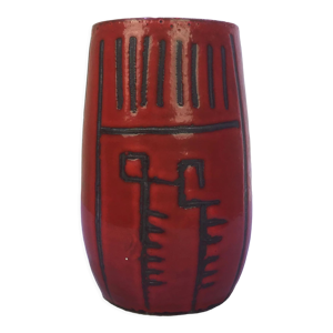 Vase en céramique rouge - libres