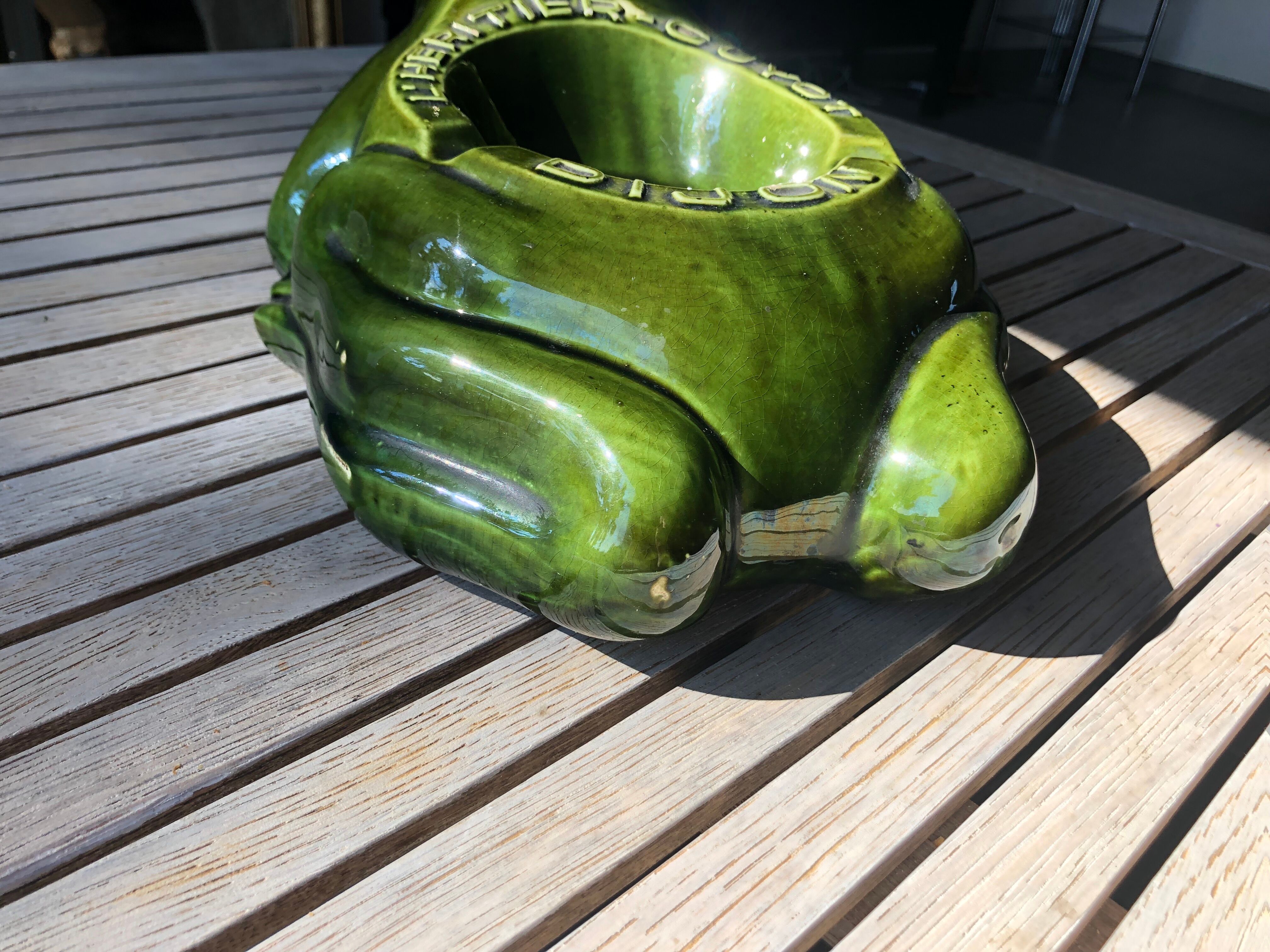 Frog ashtray L'Héritier-Guyot