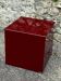 David lange vintage plexiglass cube side table